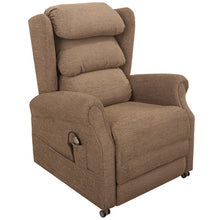 Load image into Gallery viewer, mobility_world_ltd_uk_tilmore_cosi_chair_waterfall_back_independent_dual_motor_riser_recliner_fawn