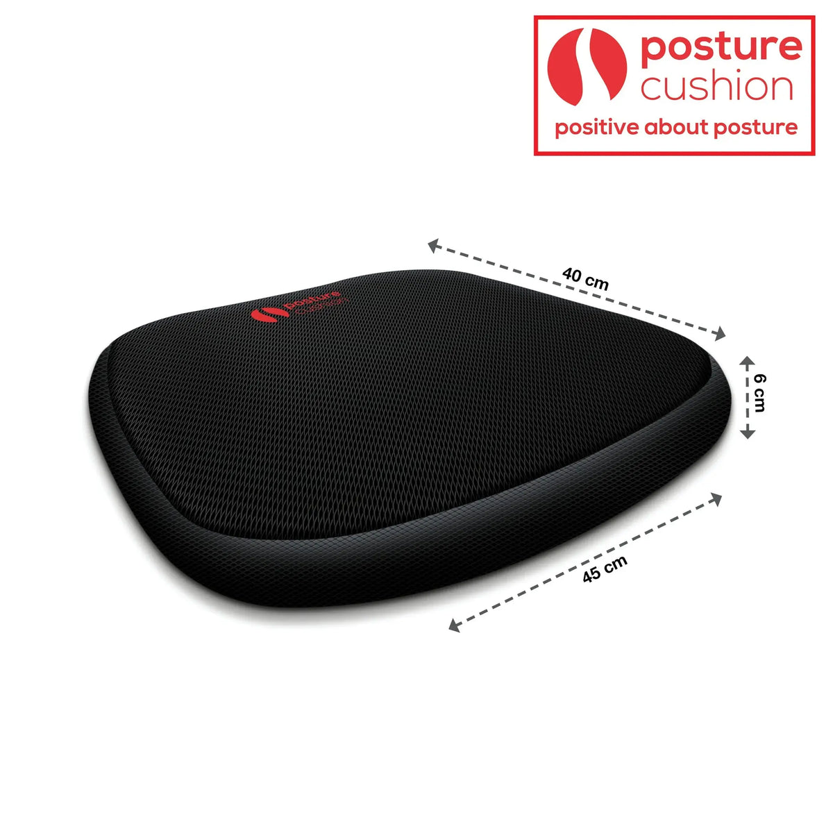 Posture Cushion Orthopedic Lumbar Support Gel Feel Comfort Seat Cushio ...