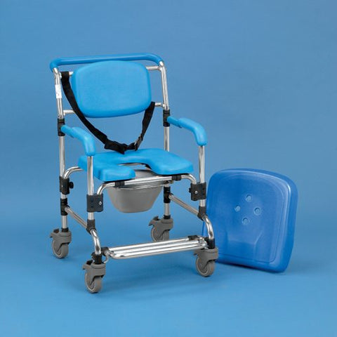 Wheeled Shower Commode Chair