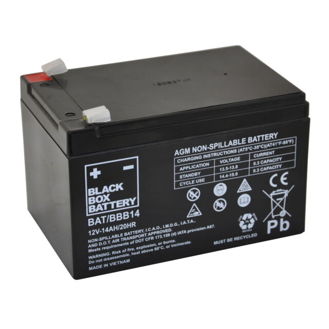 14Ah Black Box AGM Battery
