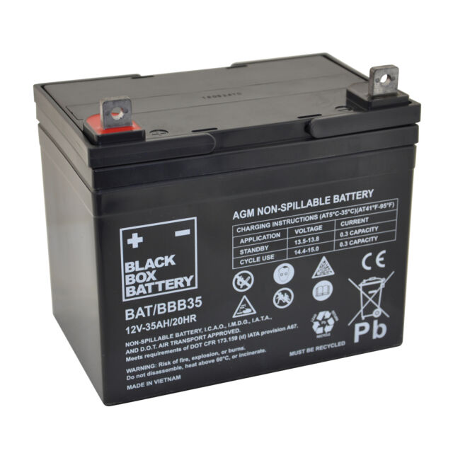 35Ah Black Box AGM Battery