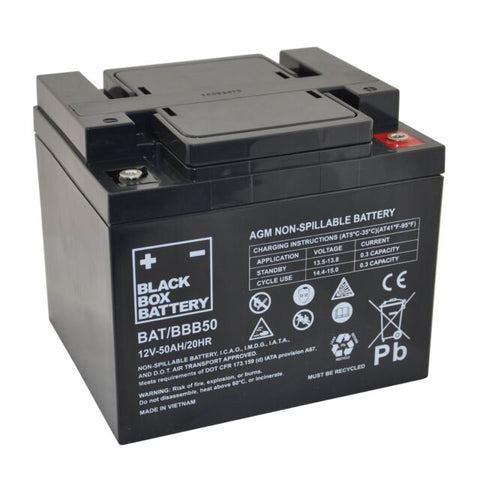 50Ah Black Box AGM Battery