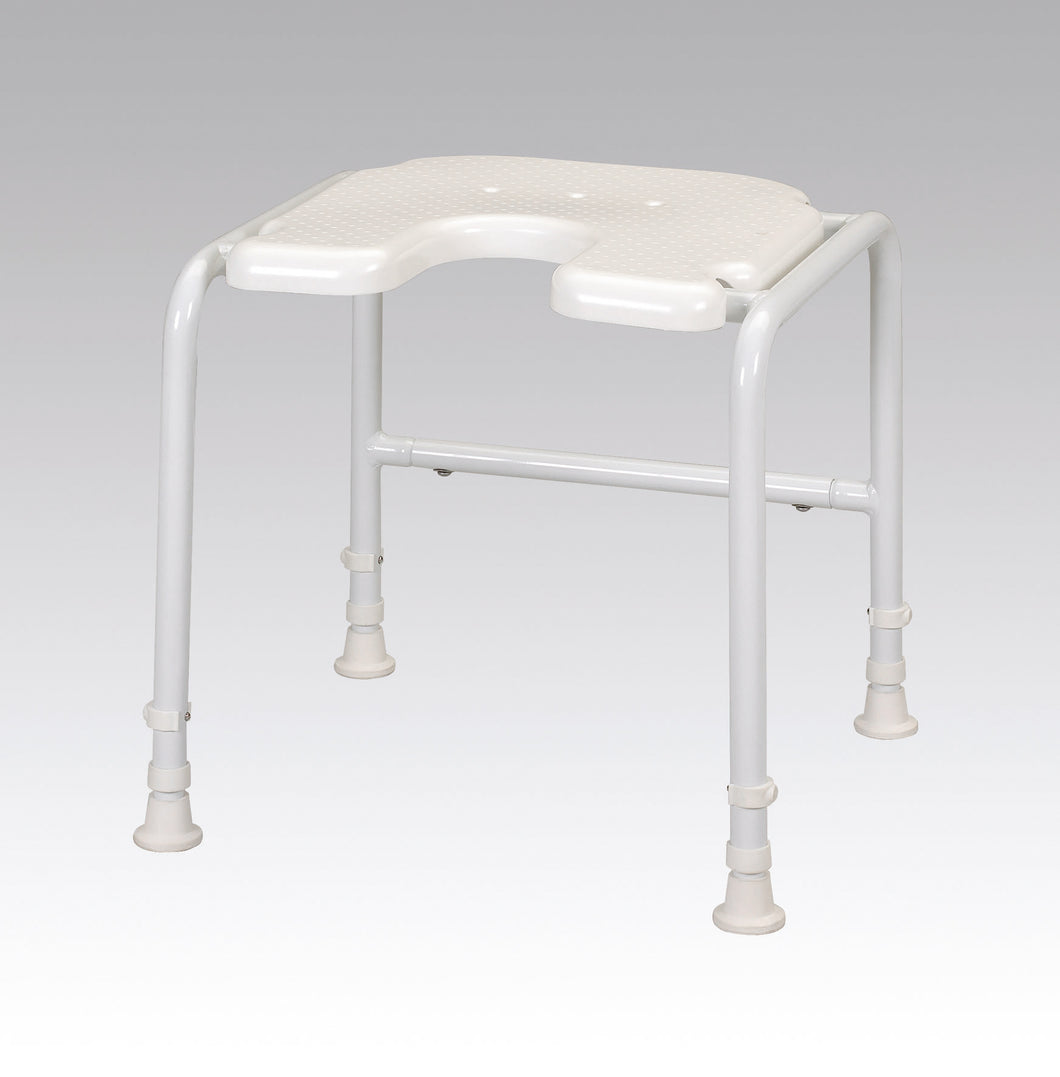 Days White Line Shower Stool