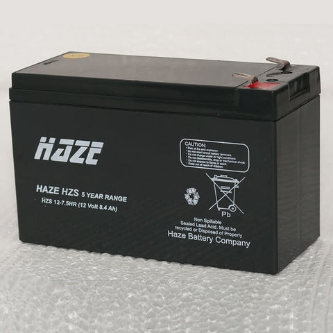 Haze HZS12-7.5HR_VO AGM Cyclic VRLA Mobility and Golf Battery - 7.5Ah