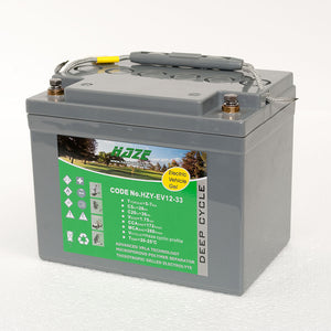 Mobility World UK - Haze HZY-EV12-33 AGM Deep Cycle Mobility and Golf Battery - 36.4Ah