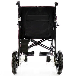 Mobility-World-Ltd-UK-Dash-Eco-Lightweight-Powered-Folding-Wheelchair-With-Dual-Attendant-Control-Back-View