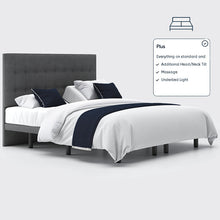 Load image into Gallery viewer, Mobility-World-Ltd-UK-Opera-Motion-Adjustable-Bed-Double-With-Head-Board-emerald-antracite-plus-Super-King-Dual