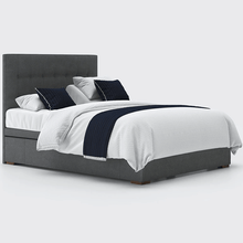 Load image into Gallery viewer, Mobility-World-Ltd-UK-Opera-Motion-Divan-Adjustable-Base-Emerald-Headboard-Antracite-Standard-King-Dual-5ft-150cm-No-Drawer