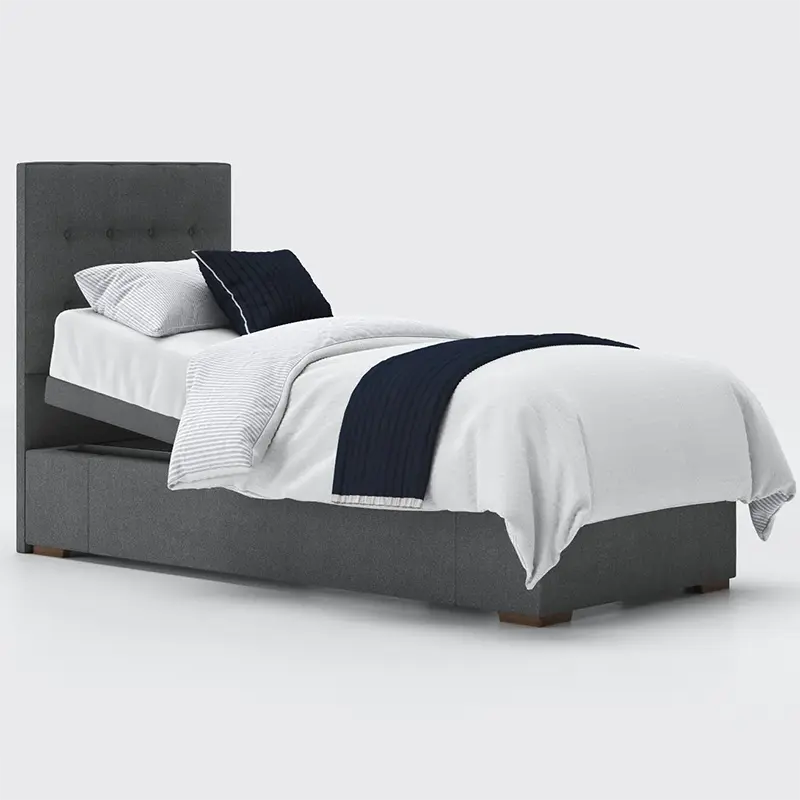Motion Divan Single Adjustable Base Bed With Headboard (Standard
