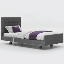 Load image into Gallery viewer, Mobility-World-Ltd-UK-Opera-Signature-Comfort-Profiling-Bed-Emerald-Headboard-Single-3ft-90cm-fabric-antracite