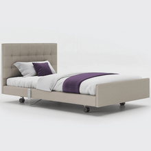 Load image into Gallery viewer, Mobility-World-Ltd-UK-Opera-Signature-Comfort-Profiling-Bed-Emerald-Headboard-Small-Double-4ft-120cm-fabric-linen