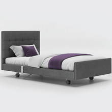 Load image into Gallery viewer, Mobility-World-Ltd-UK-Opera-Signature-Comfort-Profiling-Bed-Emerald-Headboard-Wide-Single-3ft6-105cm-fabric-antracite