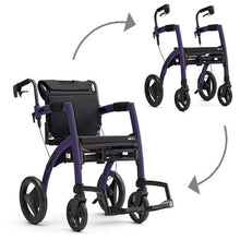 Load image into Gallery viewer, Mobility-World-Ltd-UK-Rollz-Rollator-Walker-Motion-Dark-Purple