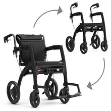 Load image into Gallery viewer, Mobility-World-Ltd-UK-Rollz-Rollator-Walker-Motion-Matt-Black