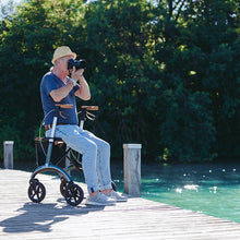 Load image into Gallery viewer, Mobility-World-Ltd-UK-Saljol-Carbon-Rollator-Walker-Lifestyle