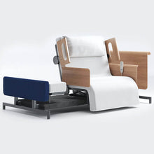 Load image into Gallery viewer, Mobility-World-Opera-RotoBed-Home-Rotating-Chair-Bed-105cm-Arms-Head-Wired-Remote-Handset-Dark-Petrol