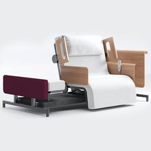 Load image into Gallery viewer, Mobility-World-Opera-RotoBed-Home-Rotating-Chair-Bed-105cm-Arms-Head-Wired-Remote-Handset-Wine-Red