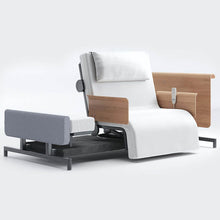 Load image into Gallery viewer, Mobility-World-Opera-RotoBed-Home-Rotating-Chair-Bed-105cm-Arms-Wired-Remote-Handset-UK-Stone
