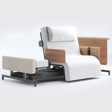 Load image into Gallery viewer,     Mobility-World-Opera-RotoBed-Home-Rotating-Chair-Bed-105cm-Arms-Wireless-Remote-Handset-UK-Ivory
