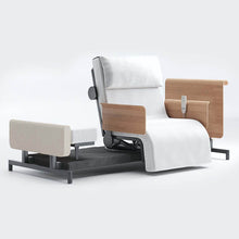 Load image into Gallery viewer, Mobility-World-Opera-RotoBed-Home-Rotating-Chair-Bed-90cm-Arms-Wired-Remote-Handset-UK-Ivory