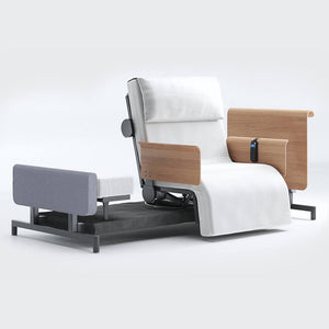 Mobility-World-Opera-RotoBed-Home-Rotating-Chair-Bed-90cm-Arms-Wireless-Remote-Handset-UK-stone-grey