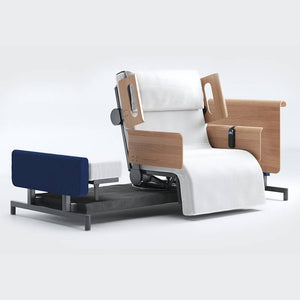     Mobility-World-Opera-RotoBed-Home-Rotating-Chair-Bed-90cm-Arms-head-Wireless-Remote-Handset-UK-Dark-Petrol