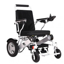 Load image into Gallery viewer, Mobility-World-UK-D09-Heavy-Duty-Lightweight-Folding-electric-power-wheel-chair-Silver