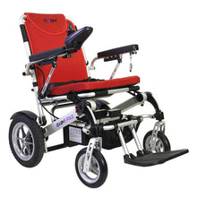 Load image into Gallery viewer, Mobility-World-UK-Dash-eFold-Lightweight-Electric-Auto-Folding-Power-Wheelchair-Red
