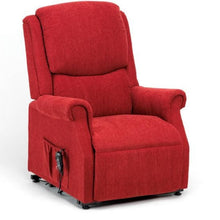 Load image into Gallery viewer, Mobility-World-UK-Dayton-Single-Motor-Rise-Recliner-Chair-Indiana-Berry