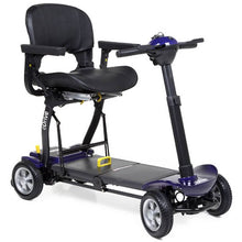 Load image into Gallery viewer, Mobility-World-UK-EDrive-Portable-Travel-Scooter-with-Lithium-Battery-Purple
