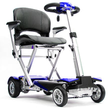 Load image into Gallery viewer, Mobility-World-UK-Elite-Auto-Folding-Mobility-Scooter-with-Suspension-Blue