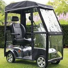Load image into Gallery viewer, Mobility-World-UK-Freerider-City-Ranger-8-Mobility-Scooter-with-canopy-silver
