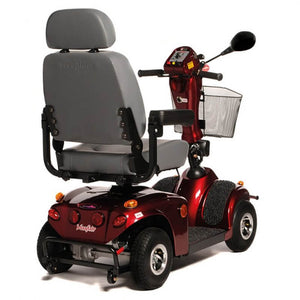 Mobility-World-UK-Freerider-Mayfair-4-Mobility-Scooter-Red-Rear-View