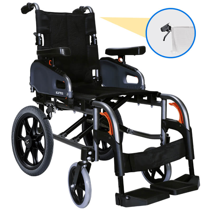 Mobility-World-UK-Karma-Flexx-Tall-Transit-Wheelchair-with-attendant-brake