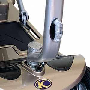 Mobility-World-UK-Kymco-K-Lite-F-Manual-Folding-Mobility-Scooter-front-led-light