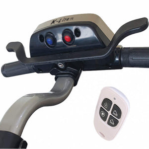 Mobility-World-UK-Kymco-K-Lite-FE-Manual-Folding-Mobility-Scooter-folding-buttons