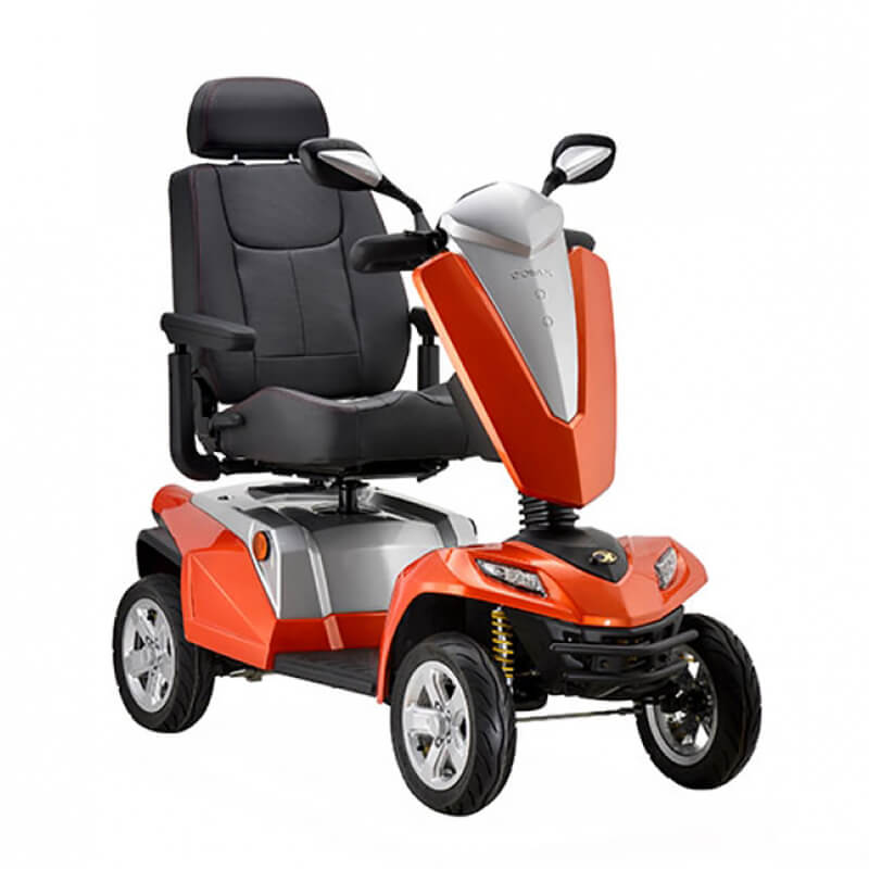 Mobility-World-UK-Kymco-Maxer-Luxury-Mobility-Scooter-Flame-Orange