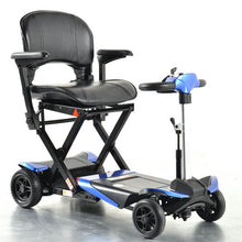Load image into Gallery viewer, Mobility-World-UK-Monarch-Smarti-Remote-Control-Automatic-Folding-Mobility-Scooter-Blue