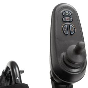 The VR2 sets new standards of performance and value for mainstream wheelchair controllers. The configuration comprises a minimum of a compact Power Module and an extremely well styled Joystick Module.
