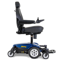 Load image into Gallery viewer, Mobility-World-UK-Pride-Select-6-Electric-Power-Wheel-Chair-Blue-Side-View