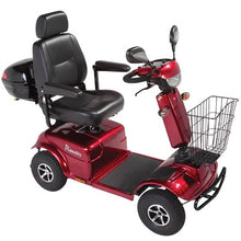 Load image into Gallery viewer, Mobility-World-UK-Rascal-Pioneer-Mobility-Scooter-Red