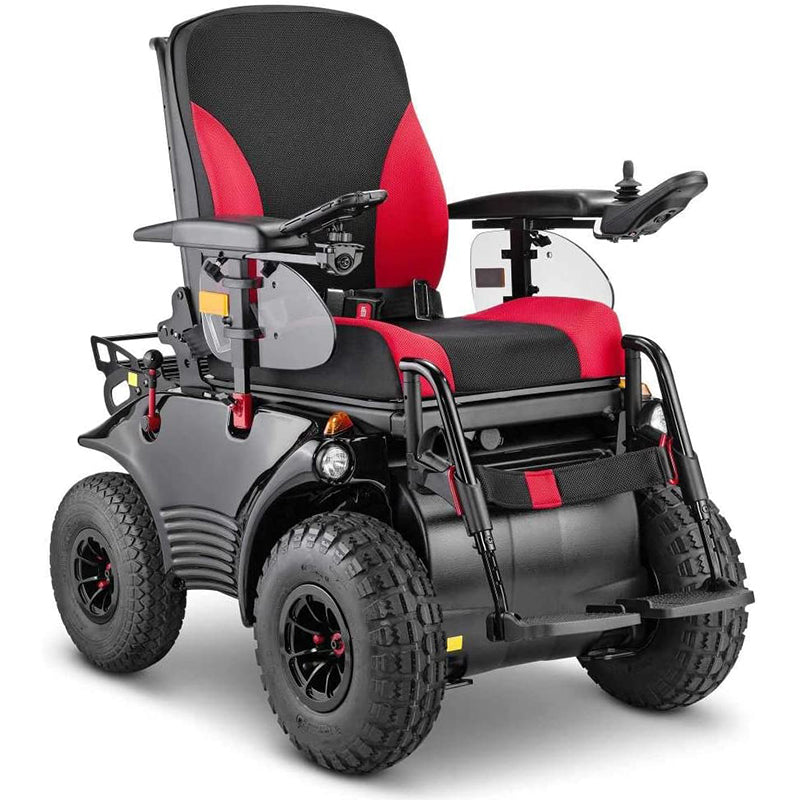 Mobility-World-UK-Rascal-Rehab-Optimus-2-RS-Electric-Powerchair-Wheelchair-Red-Black