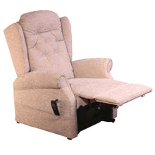 Load image into Gallery viewer, Mobility-World-UK-Salzburg-Button-Back-Multi-functional-Dual-Motor-Riser-Recliner-Cosi-Chair-Medina-Button-Back-Cord-Oatmeal