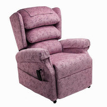 Load image into Gallery viewer, Mobility-World-UK-Salzburg-Waterfall-Back-Dual-Motor-Riser-Recliner-Cosi-Chair-Medina-Spray-Plum