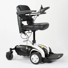 Load image into Gallery viewer, Mobility-World-UK-Travelux-Venture-Fish-Powerchair-Wheelchair-on-Seat-Elevated