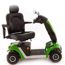 Load image into Gallery viewer, Mobility-World-UK-Vogue-Sport-Mobility-Scooter-lime-green-side-view