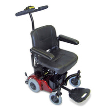 Load image into Gallery viewer, Mobility-World-We-Go-252-Lightweight-Compact-Travel-Powerchair-Wheel-Red