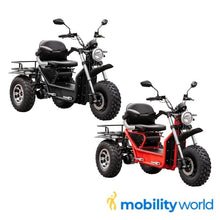 Load image into Gallery viewer, Mobility-world-invader-off-road-mobility-scooter-red-black-uk