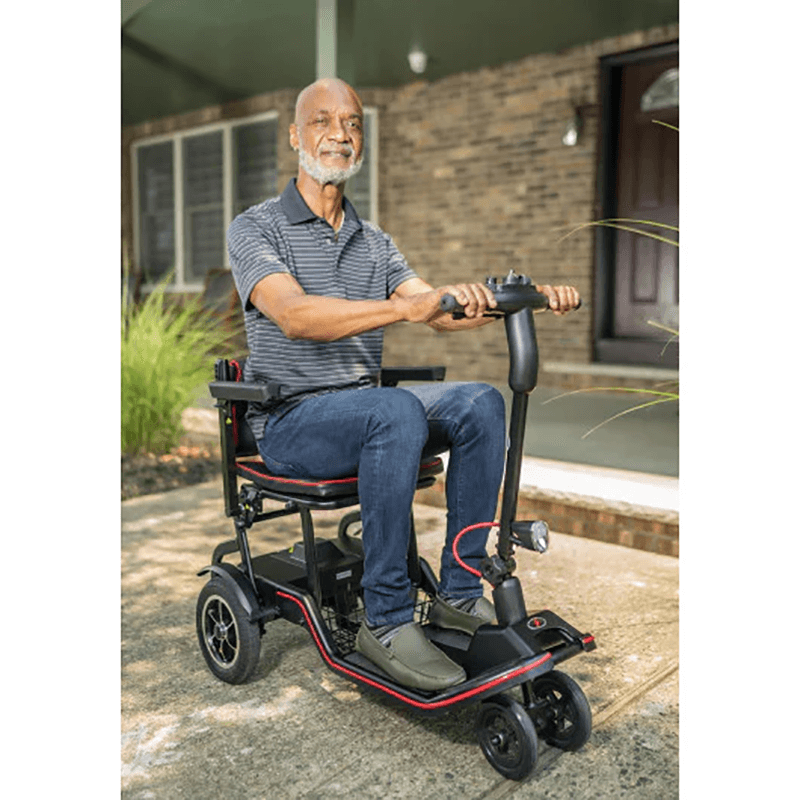 Mobility World Ltd UK-Feather Fold Lightweight Folding Mobility Scooter (Scooterpac)