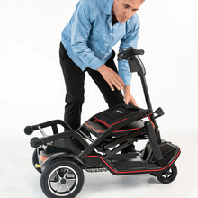 Load image into Gallery viewer, Mobility World Ltd UK-Feather Fold Lightweight Folding Mobility Scooter